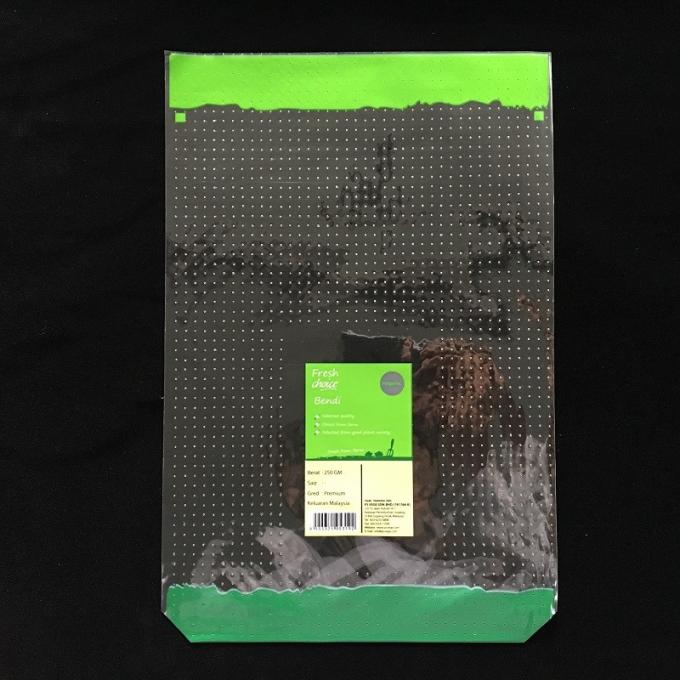 La bolsa de plástico perforada micro del bolso plástico de encargo del fabricante con de alta calidad