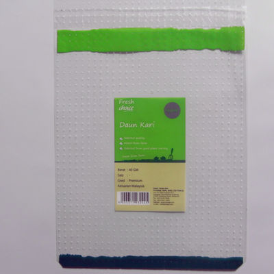 Los bolsos perforados micro del FDA, plástico transparente autoadhesivo empaquetan el agujero de 0.4m m